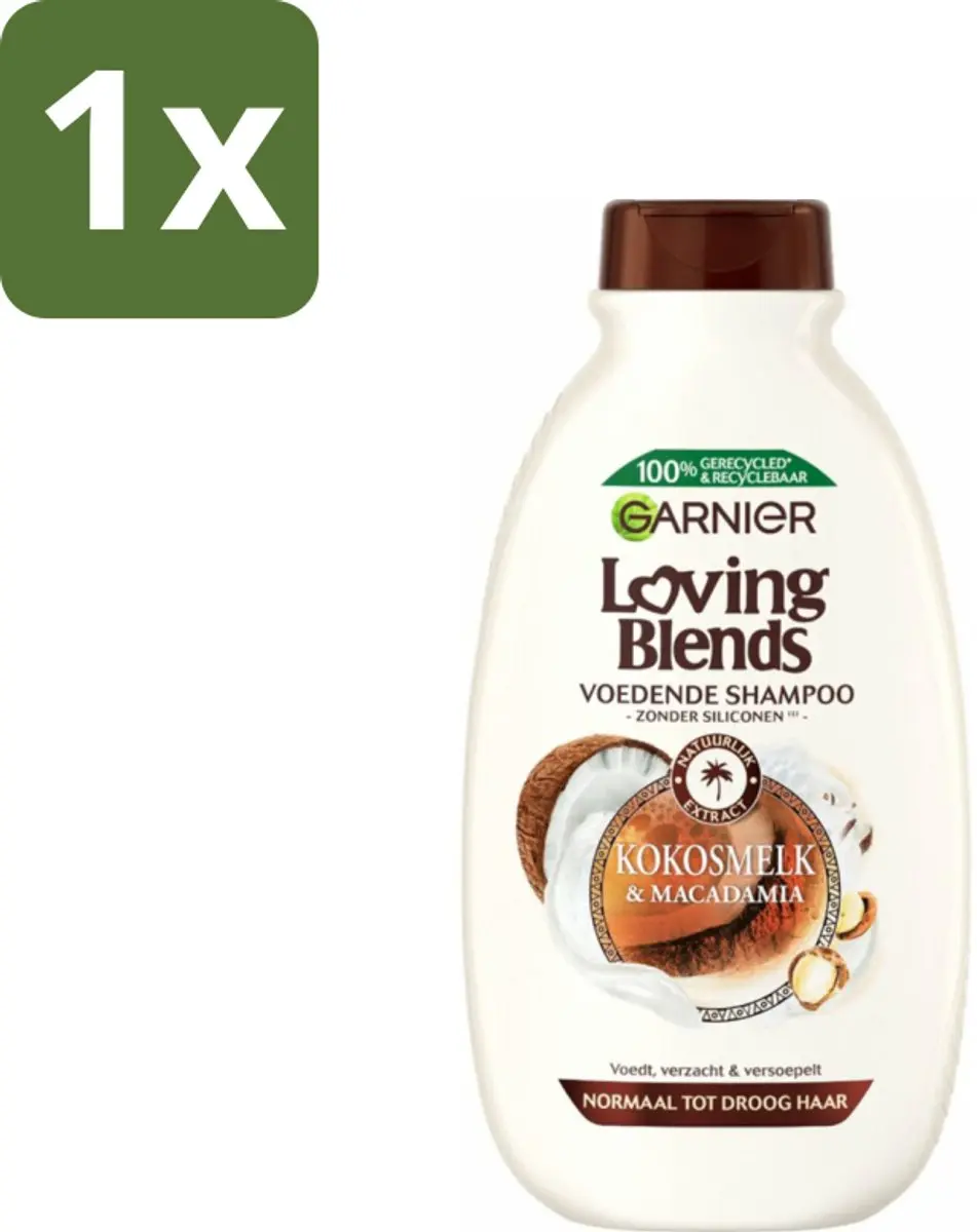 Garnier Loving Blends Kokosmelk & Macadamia Shampoo 300ml