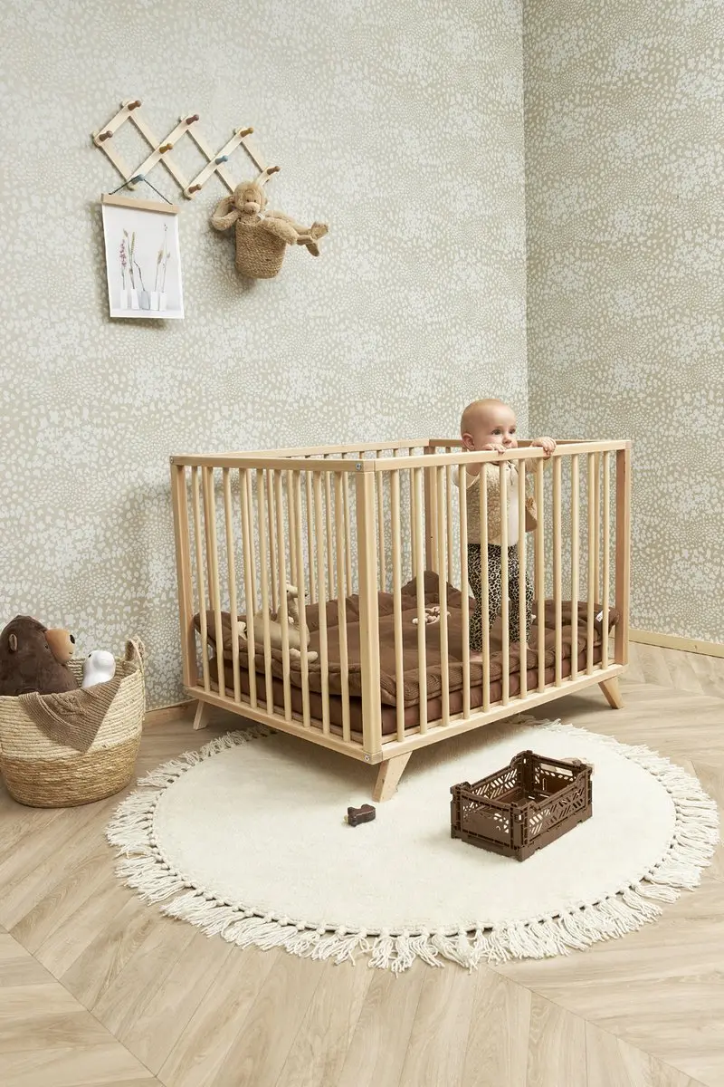 Meyco Baby Knots Boxkleed Chocolate 77x97cm