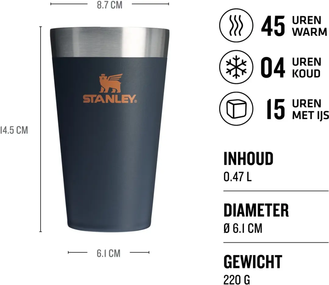 Stanley Adventure Stacking Beer Pint 0.47L - Twilight