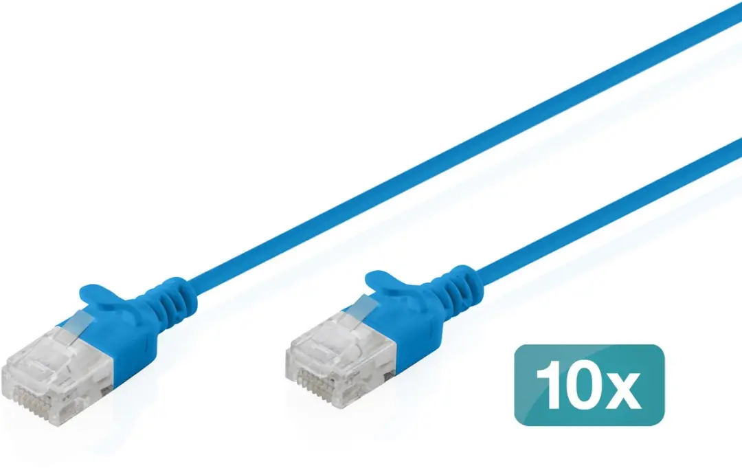 Digitus DK-1618-020S-B-10 RJ45 Netwerkkabel CAT6