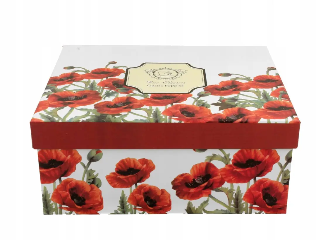 Duo Classic Poppies Porseleinen Kopjes 280ml - Multicolor