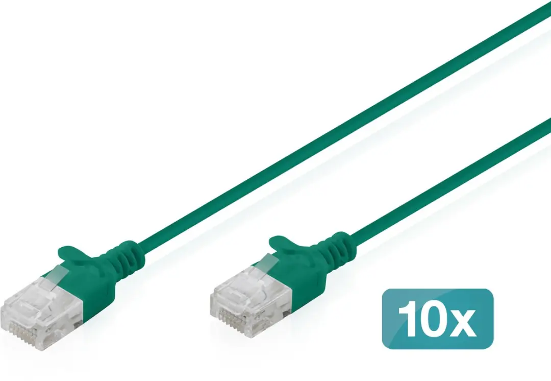 Digitus DK-1618-003S-G-10 Netwerkkabel CAT 6 Groen