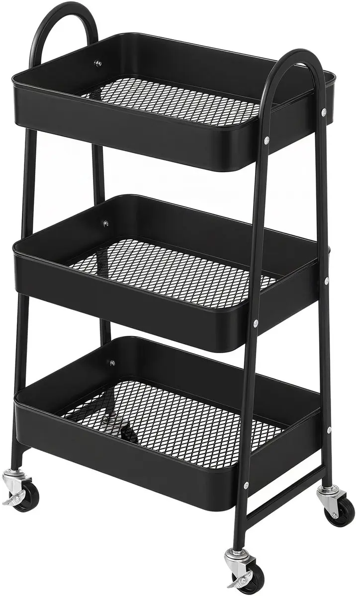 Songmics Rolwagen 3 Niveaus