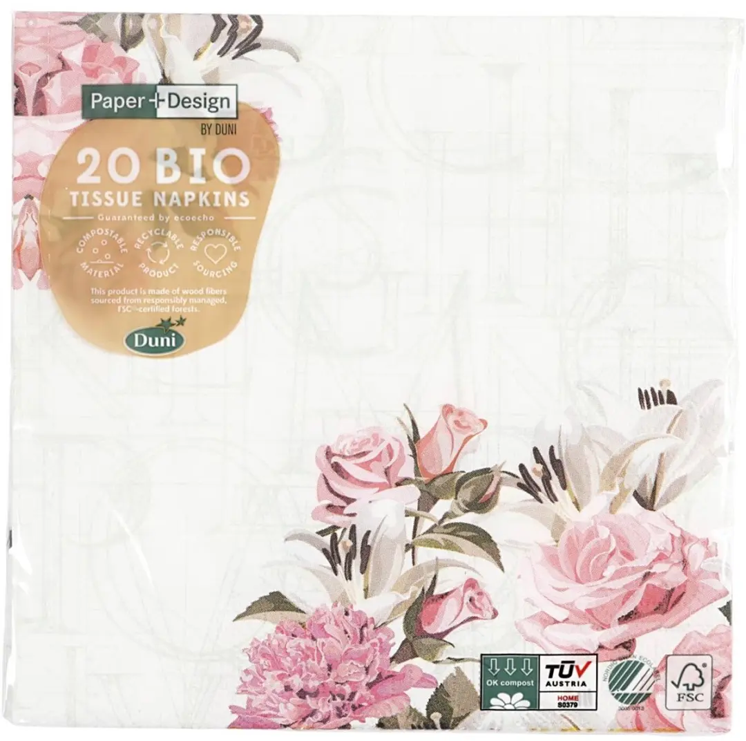 Creativ Company Rozen Servetten 33x33cm