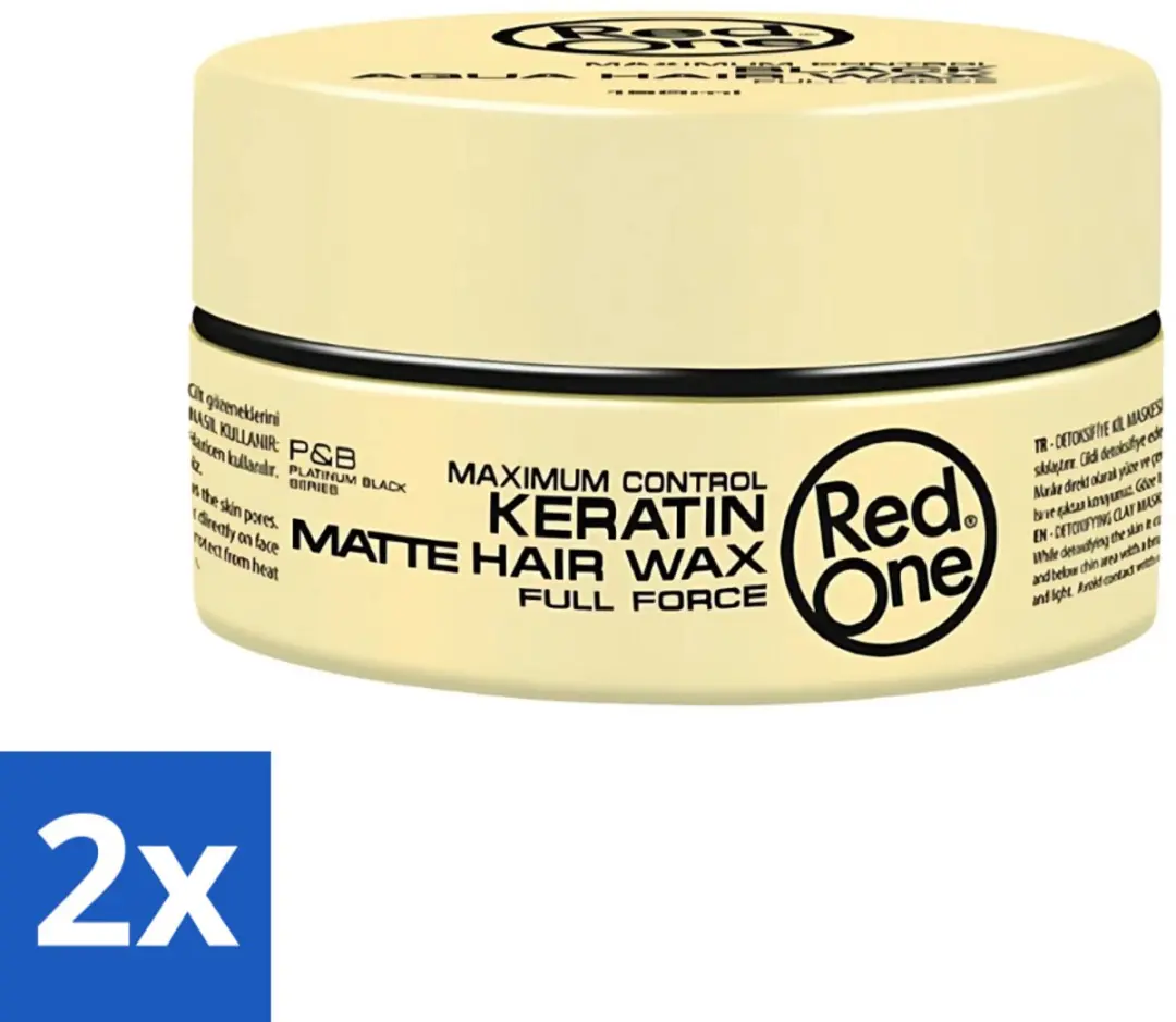 Red One Keratin Matte Haarwax 300ml