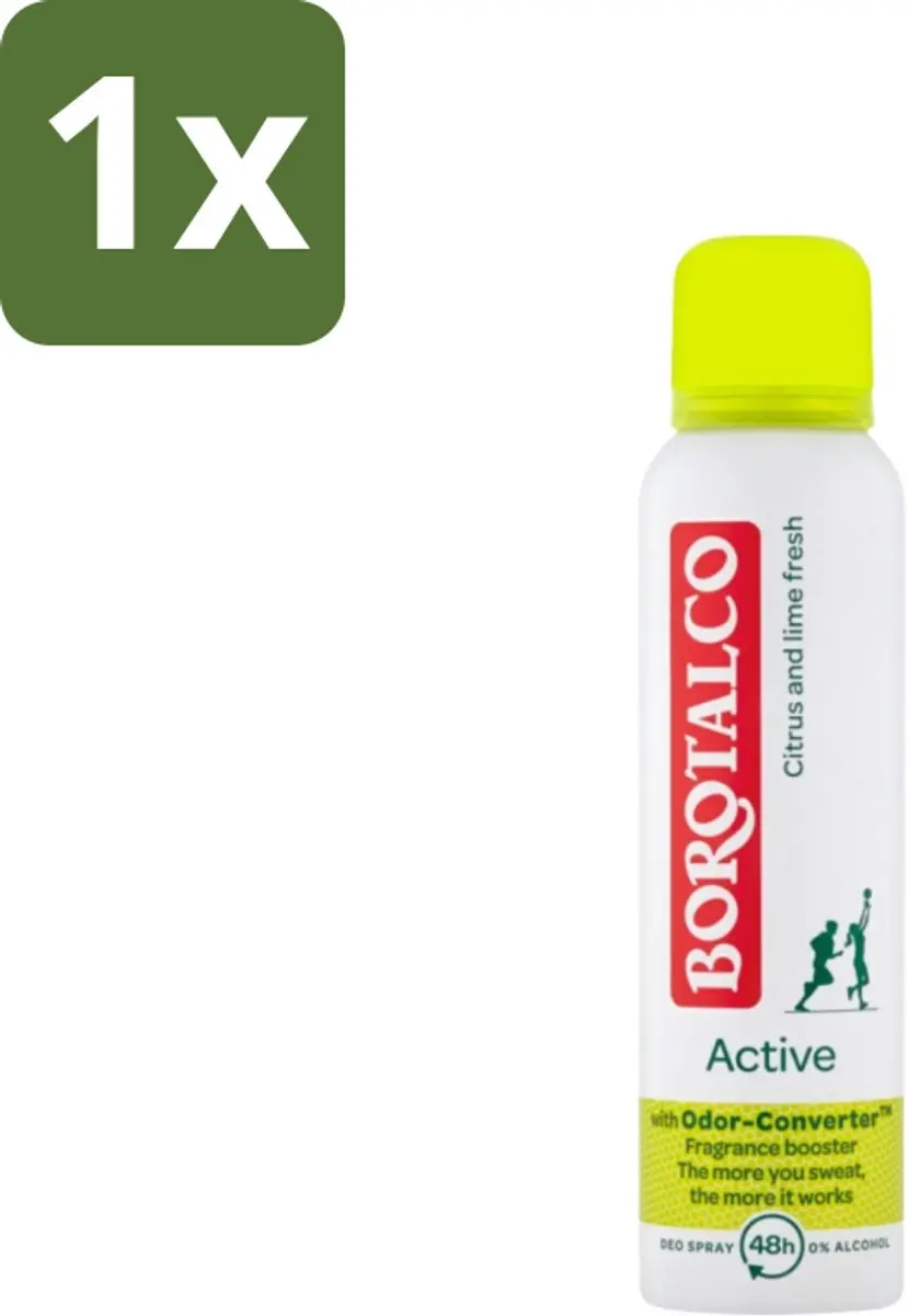 Borotalco Deodorant Spray Active Citrus & Lime Fresh 150ml