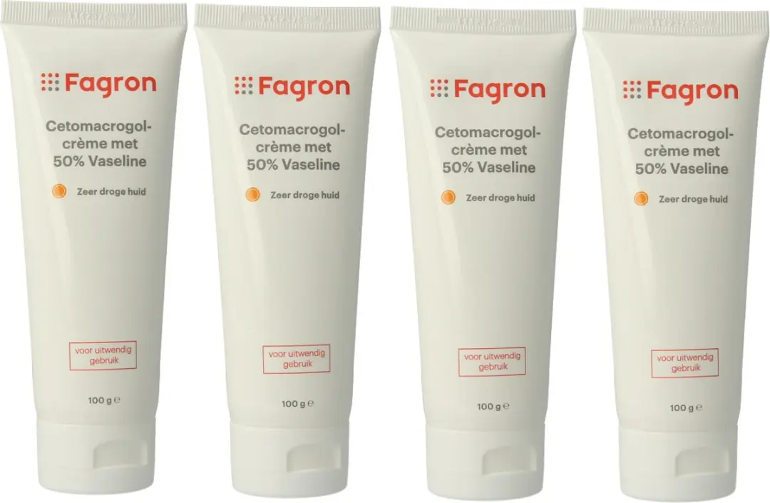 Fagron Cetomacrogolcrème 4x100ml