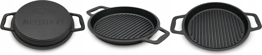 Meyerhoff 2-in-1 Outdoor Dutch Oven 10L - Zwart