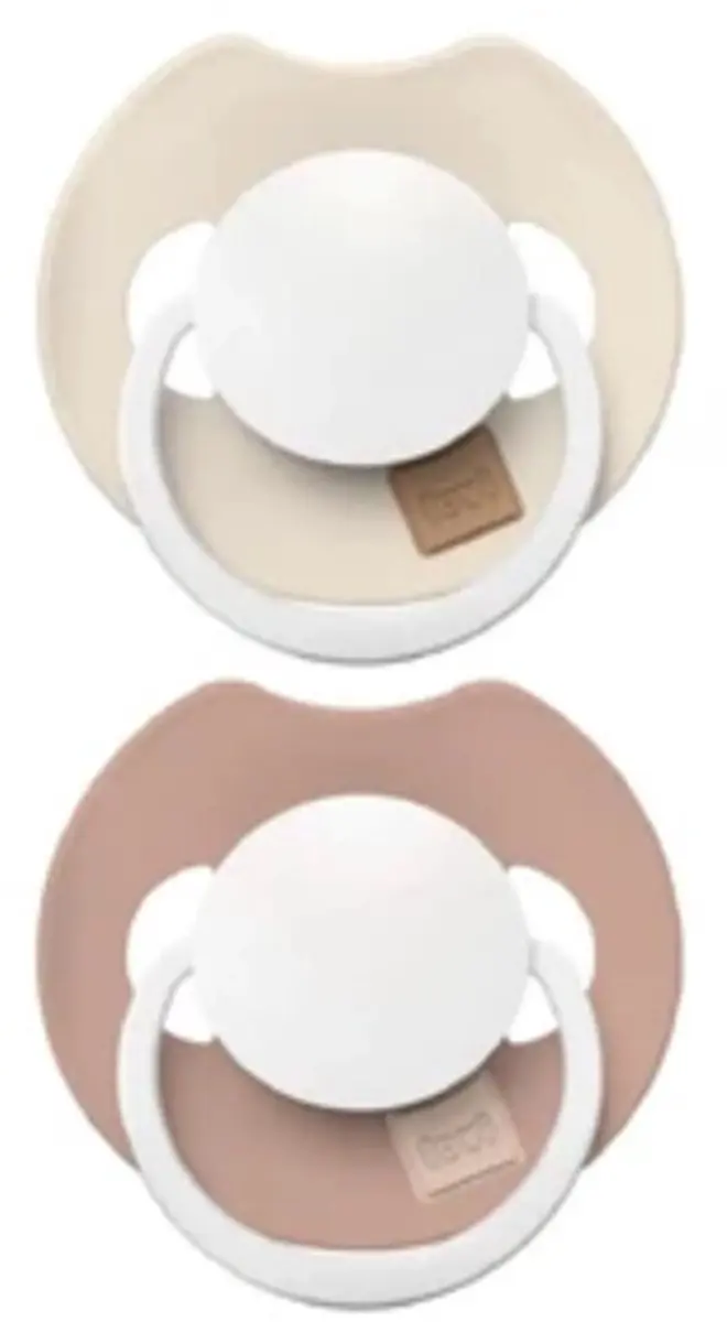 Difrax Fopspeen Prime Glow Dynamic 18+ Mnd Ivory Blush - 4 Stuks
