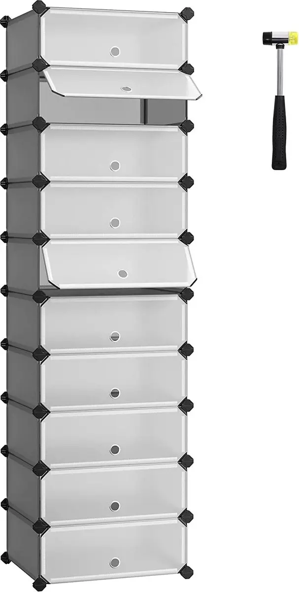 Songmics Schoenenrek Modulair 40x30cm