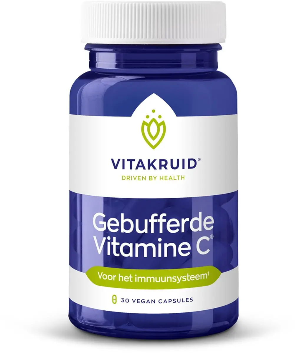 Vitakruid Gebufferde Vitamine C 30 Vegacapsules