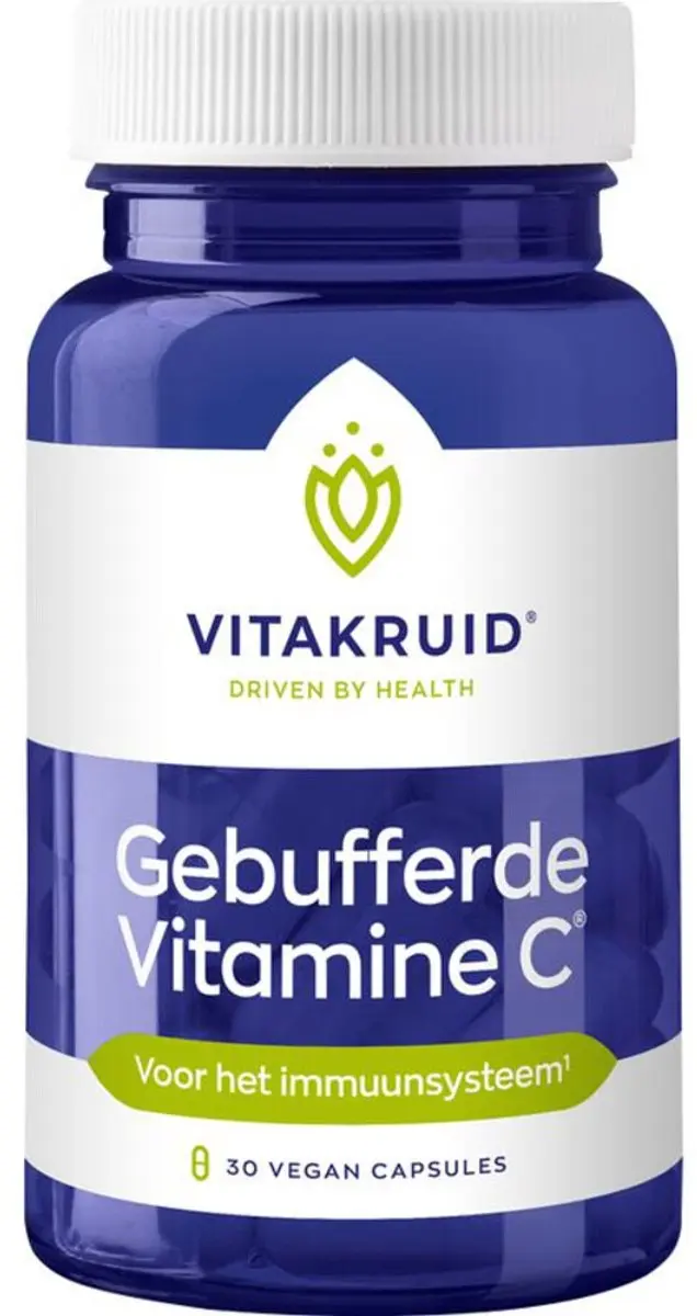 Vitakruid Gebufferde Vitamine C 30 Vegacapsules