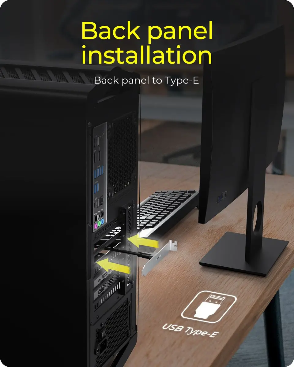 Icy Box IB-AC553 61170 Backpanel - Kleurloos