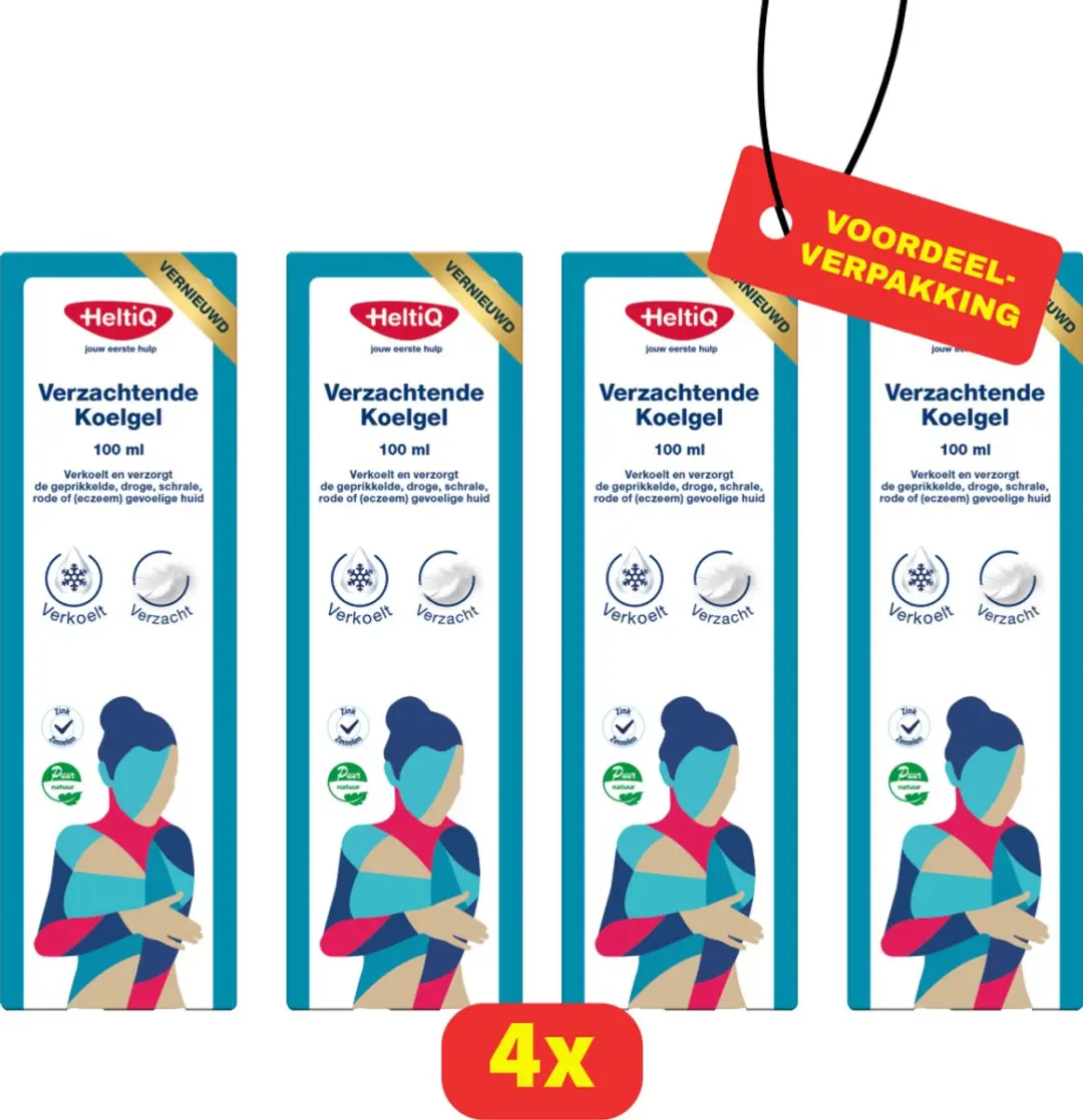 Heltiq Verzachtende Koelgel 4x100ml
