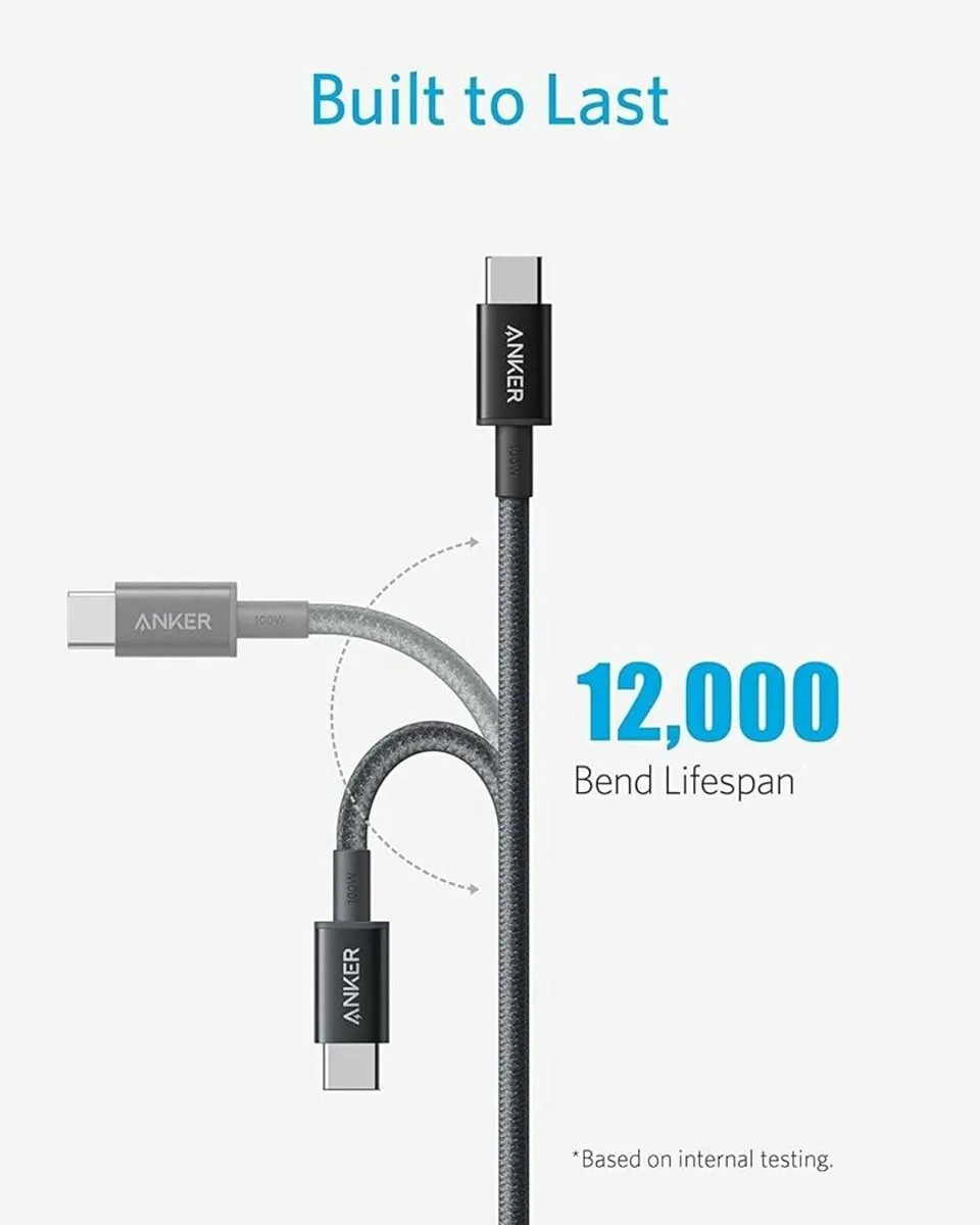Anker 100W USB-C Kabel 1.8m - Zwart