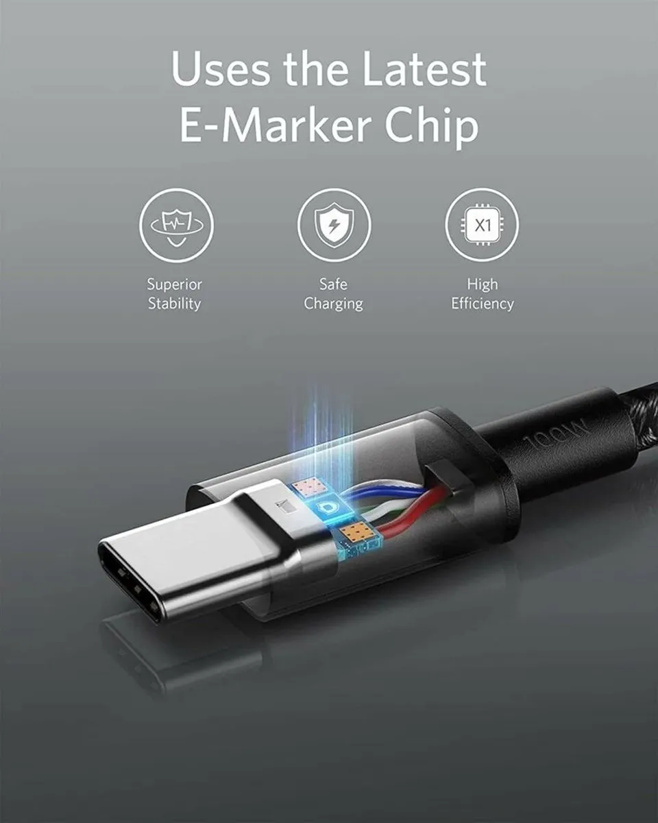 Anker 100W USB-C Kabel 1.8m - Zwart