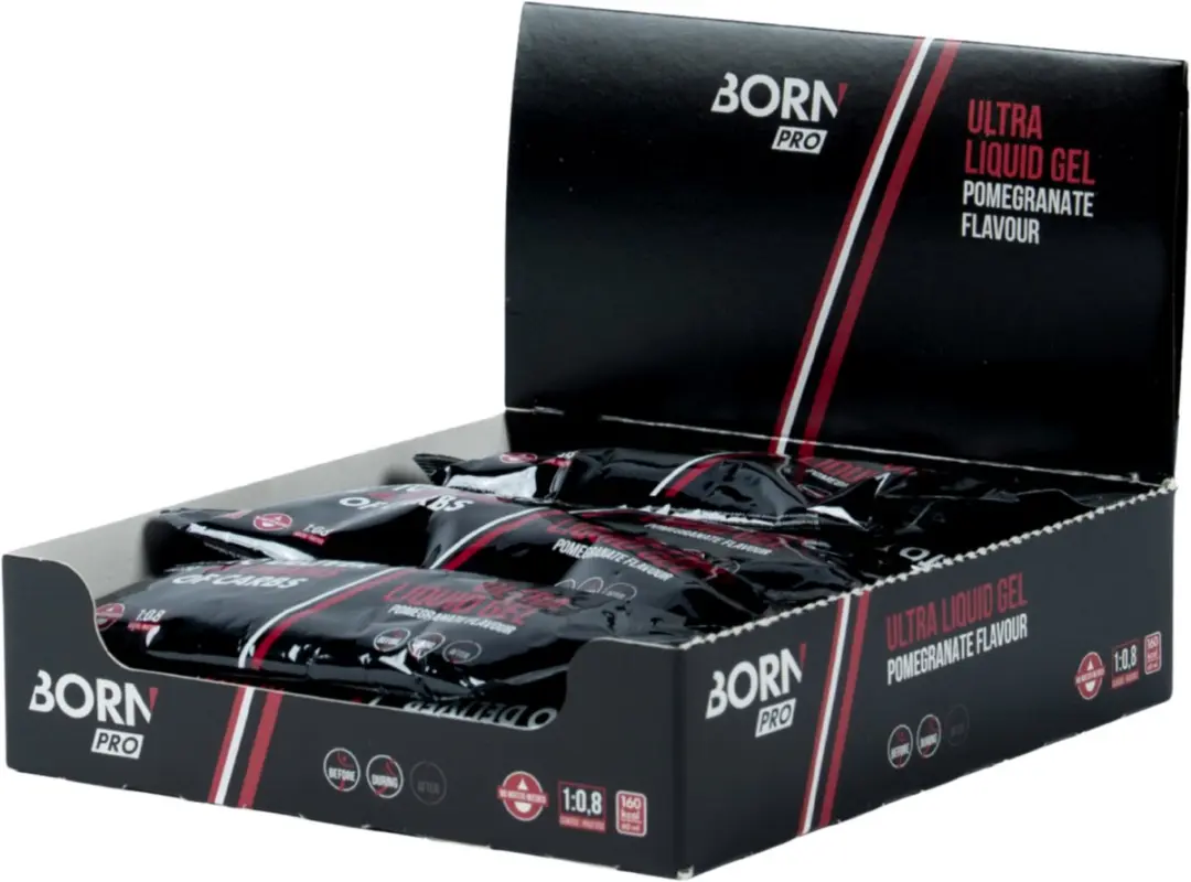 Born Ultra Liquid Gel Pomegranate - 12x60ml