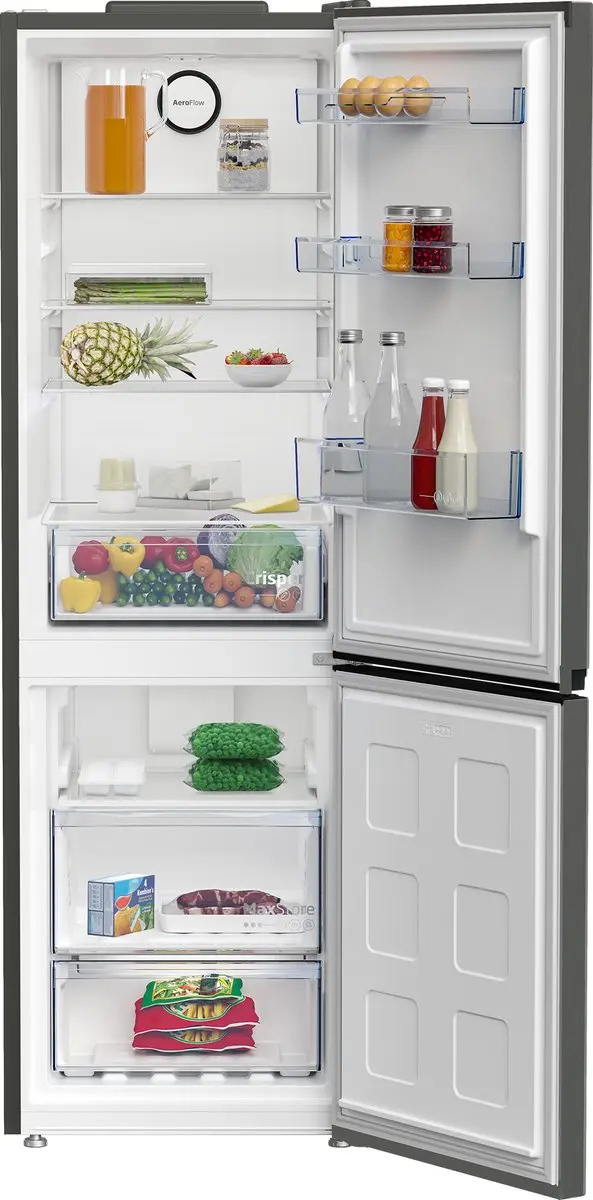 Beko B1RCNA364G Vrijstaand Koelkast 316L - Grijs