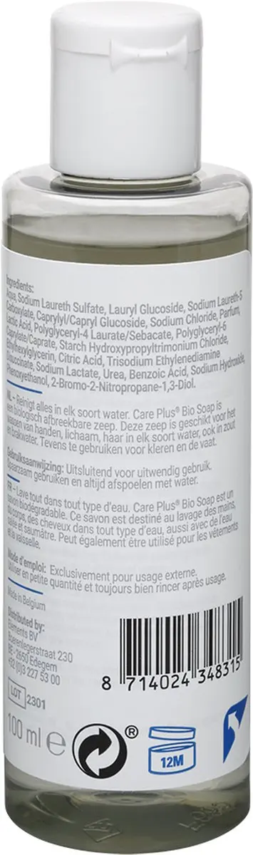Care Plus Bio Zeep 100ml - Meerkleurig