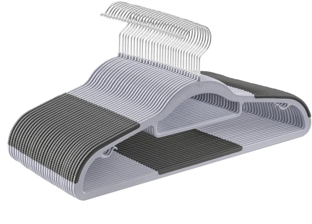 Songmics Kledinghangers Antislip - 30 Stuks - Grijs