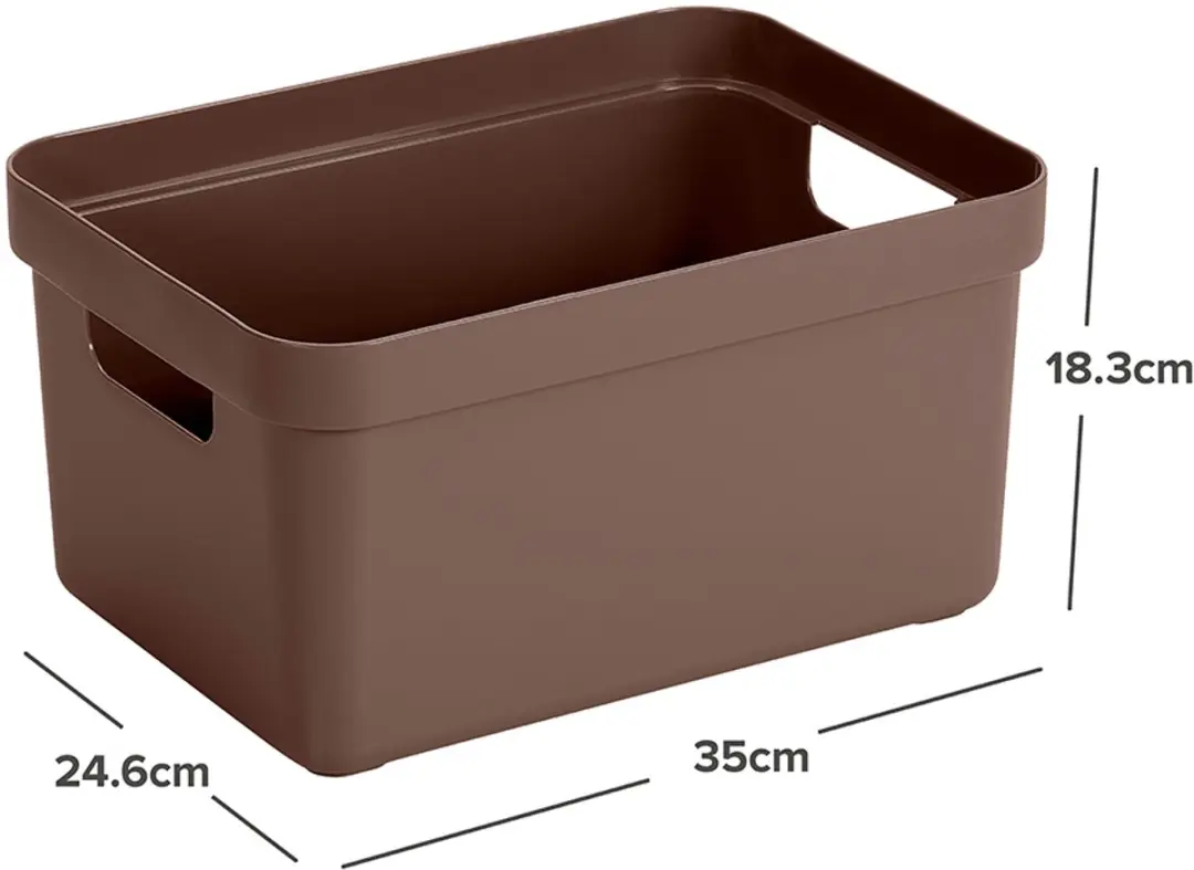 Sunware Sigma Home Opbergbox 13L - Bruin