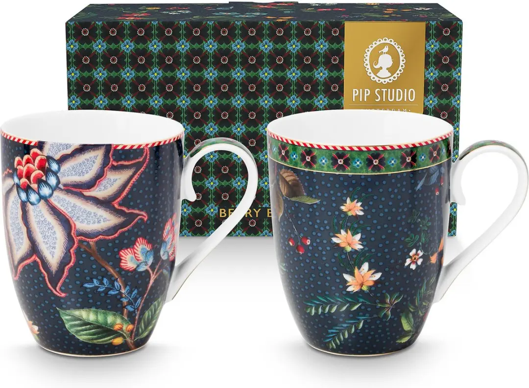 Pip Studio Berry Blues Mokken 350ml