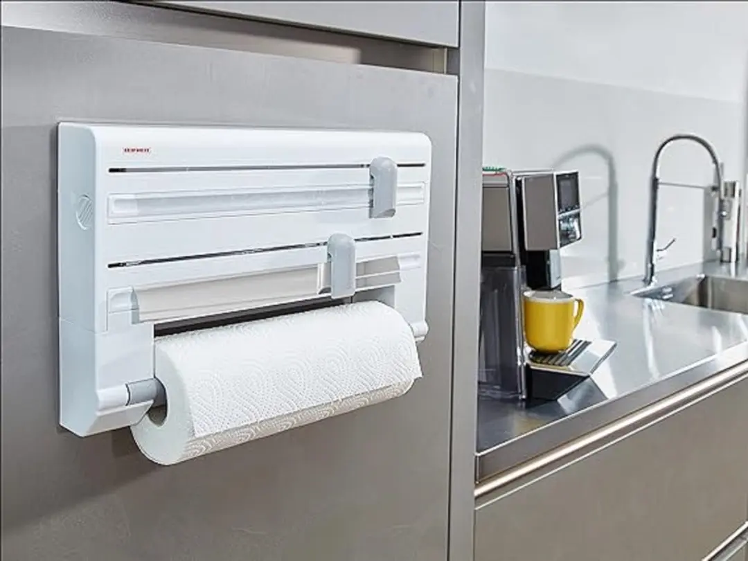 Leifheit Keukenrolhouder 25703 - Dispenser voor Folie & Handdoekjes