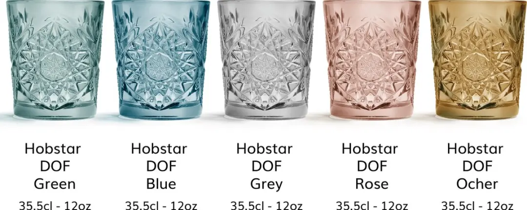 Libbey Hobstar Drinkglas 355ml - 6 Stuks - Grijs