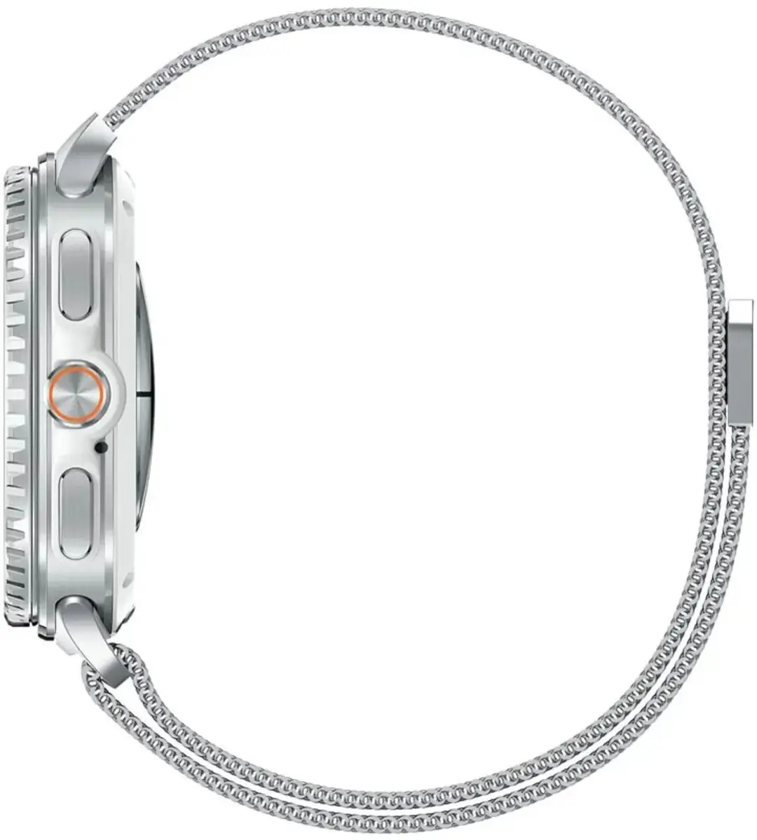 Spigen Metal Fit Bandje Zilver - Samsung Galaxy Watch 8/9