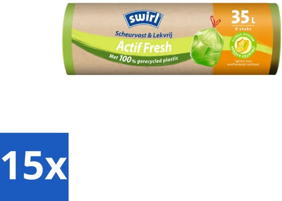 Swirl Vuilniszakken Actif Fresh 35L