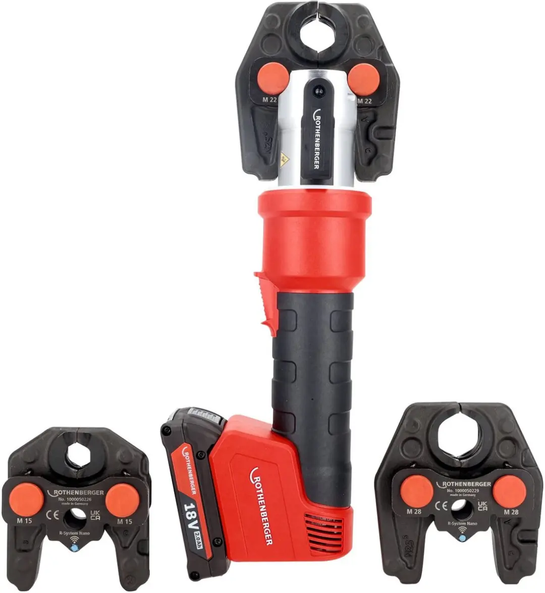 Rothenberger Romax Nano iJaws Set M 15-22-28mm