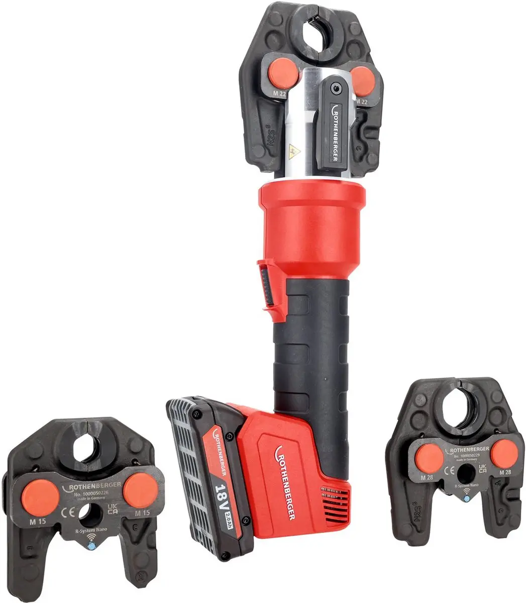 Rothenberger Romax Nano iJaws Set M 15-22-28mm