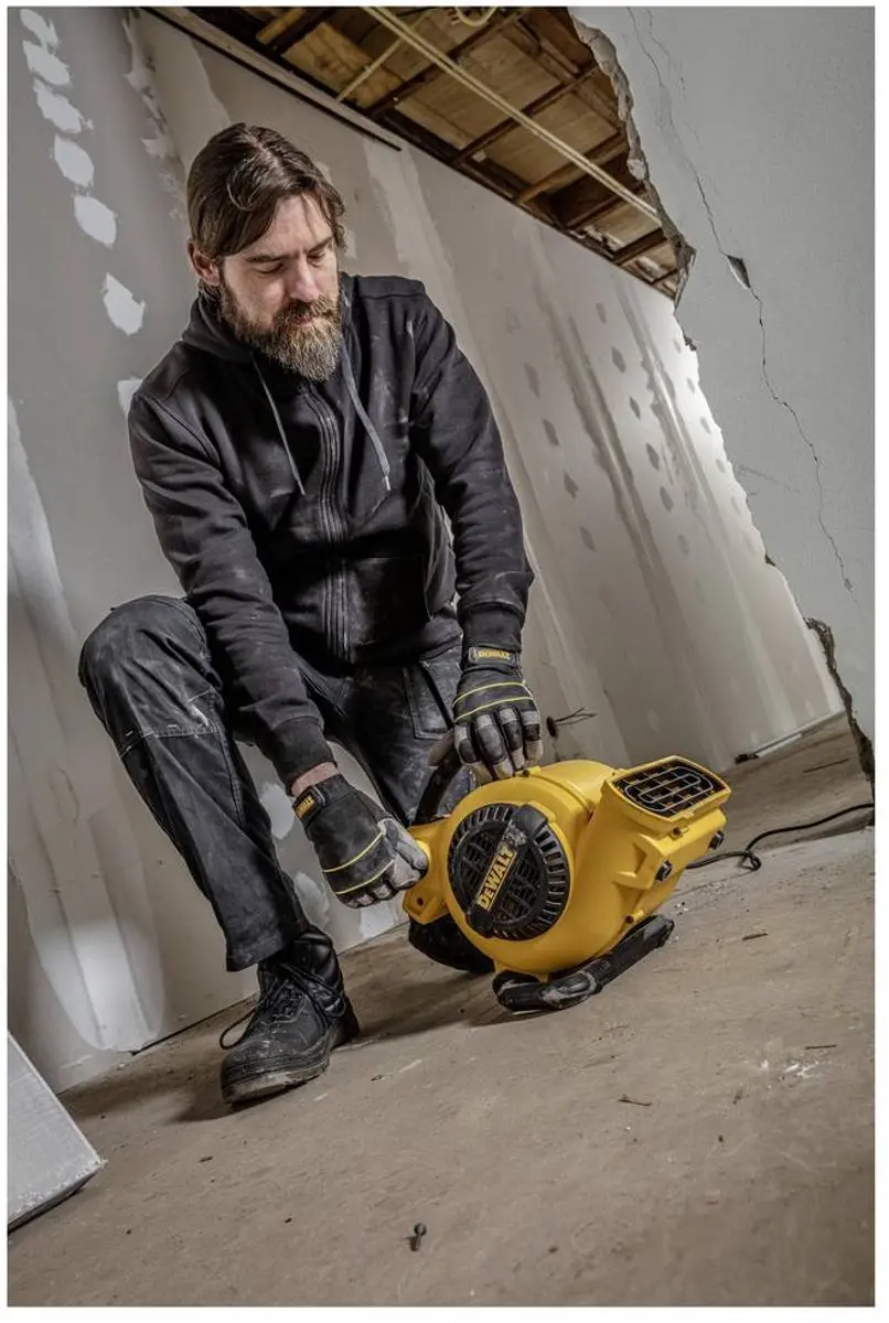 DeWalt DXAM2250 Vloerdroger 130W - Geel/Zwart - afbeelding 4 van 4