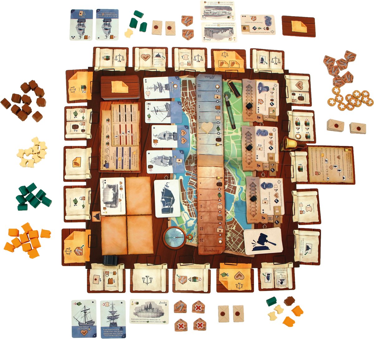 999 Games - Steden Strijd - Tactisch Bordspel - Een spannend duel voor 2 personen - Multidimensionale touwtrekwedstrijd!