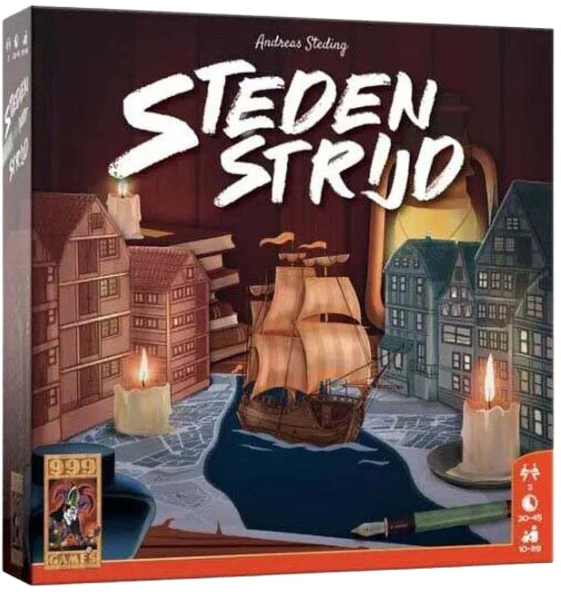 999 Games Steden Strijd Tactisch Bordspel 999-STS01 - 2 Spelers
