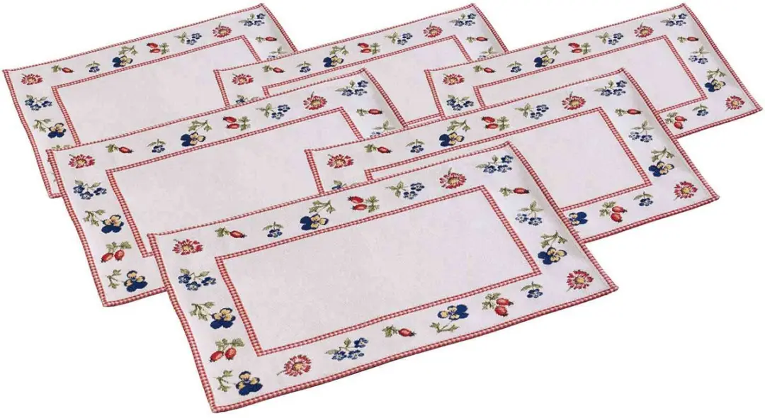Villeroy & Boch Petite Fleur Platzesets 6-delig