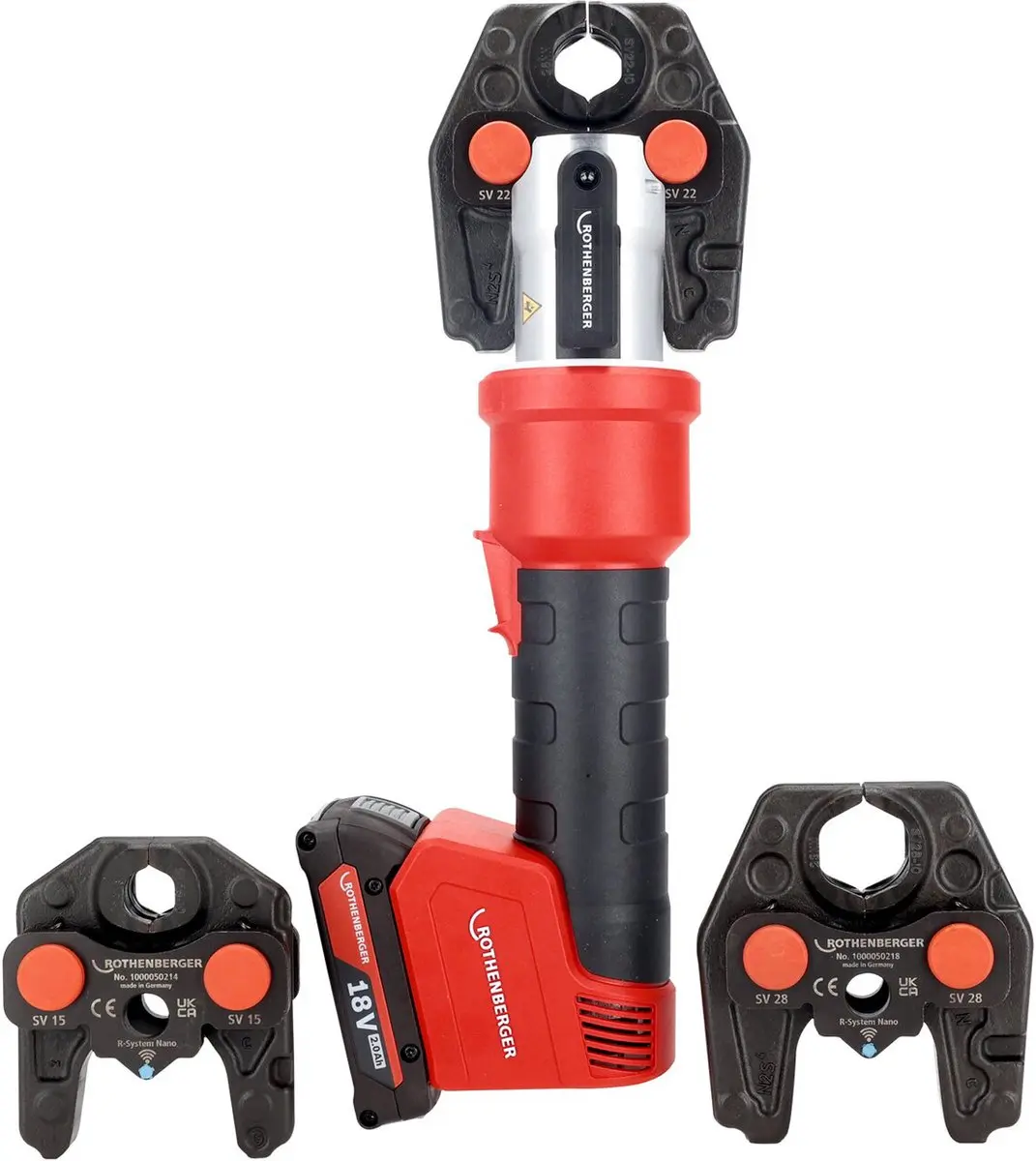 Rothenberger Romax Nano iJaws Set 15-22-28mm 2Ah