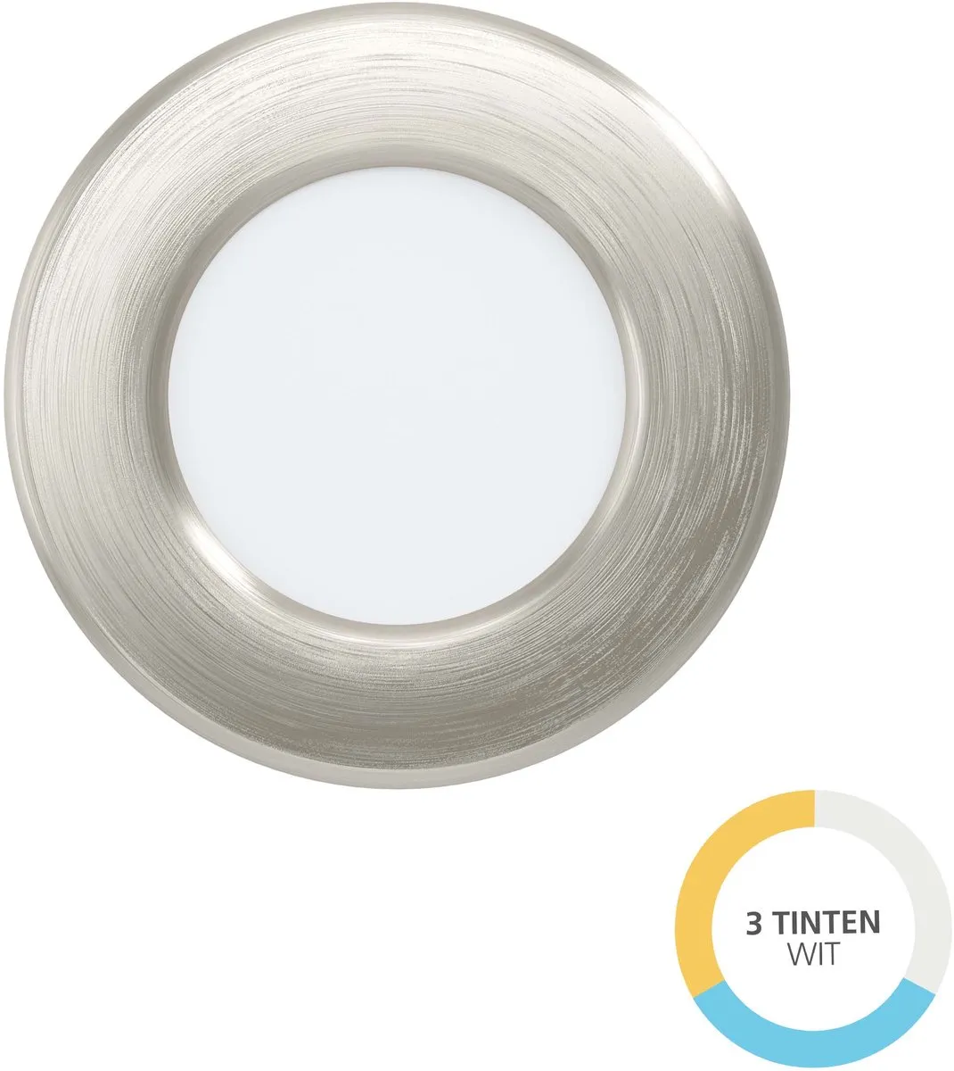 Eglo Fueva 6 Inbouwspot LED Ø8.8cm Grijs