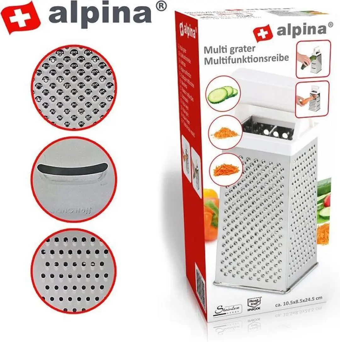 Alpina Multirasp 1502 - 10,5x8,5x24,5cm Wit