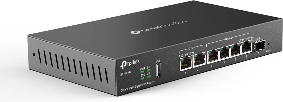 TP-Link ER707-M2 Router - 6x LAN, 1x WAN, 1x USB