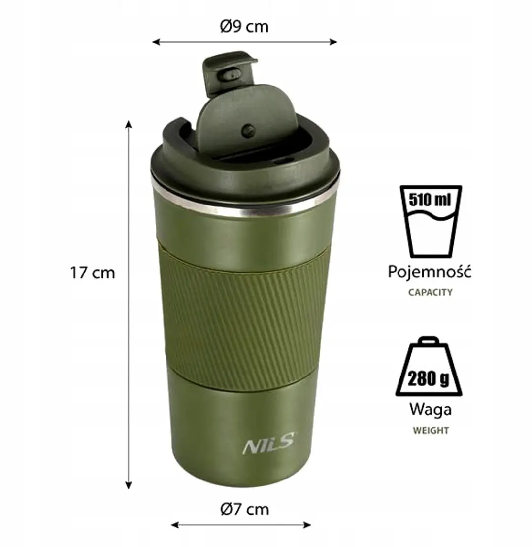 Nils Thermosbeker NCC09 510ml - Groen