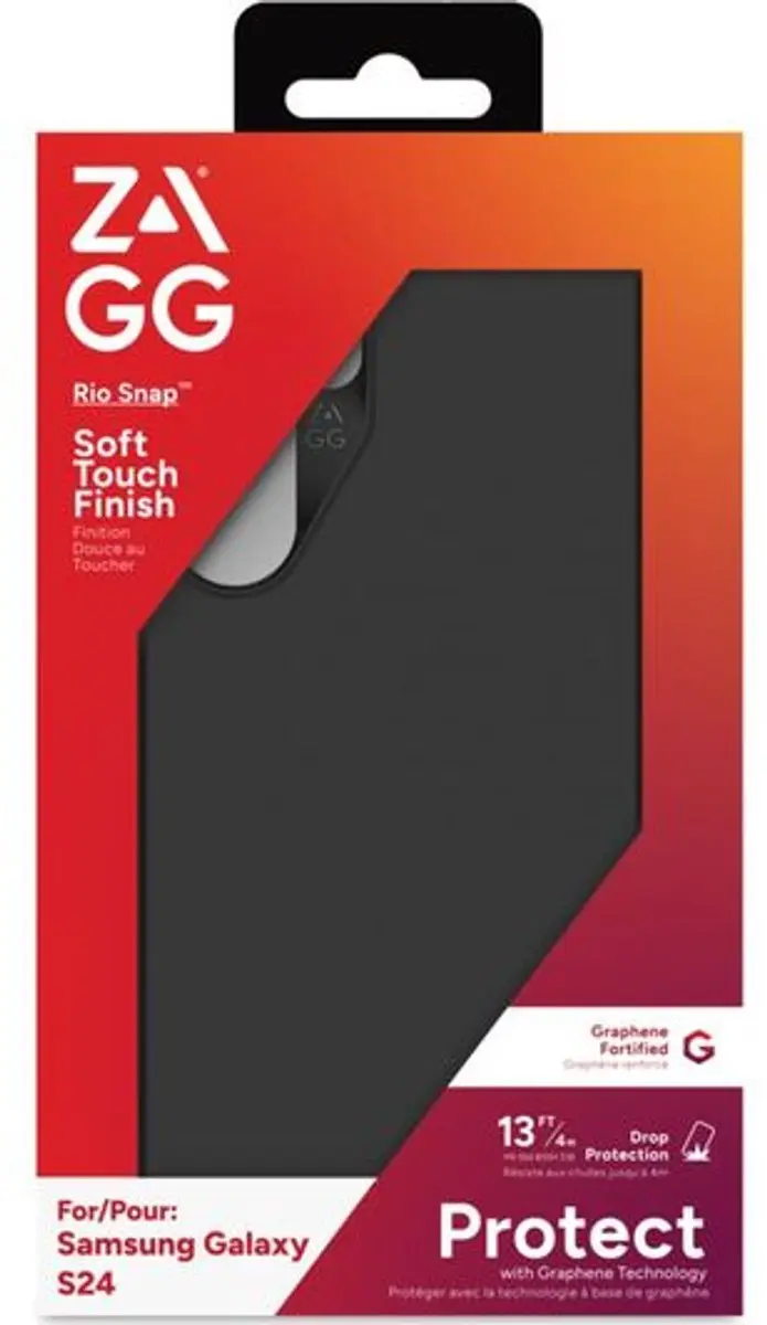 Gear4 Rio Snap Backcover Samsung Galaxy S24 - Zwart