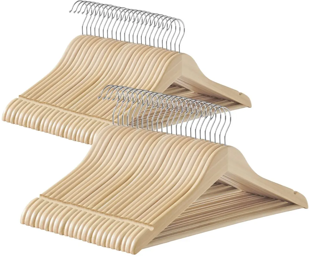 Songmics Houten Kledinghangers