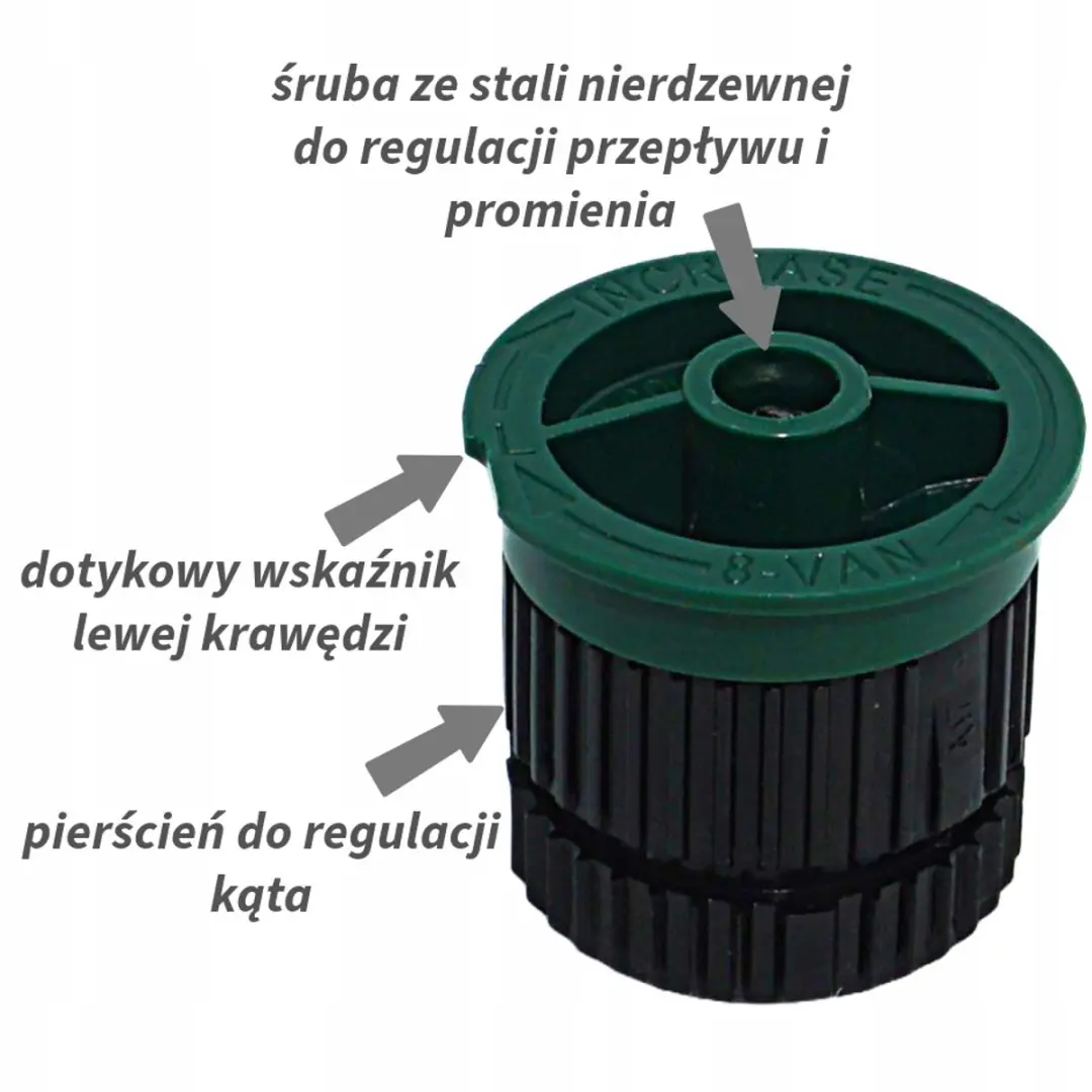 Rain Bird VAN 8 Sprinkler - 1,8-2,4m