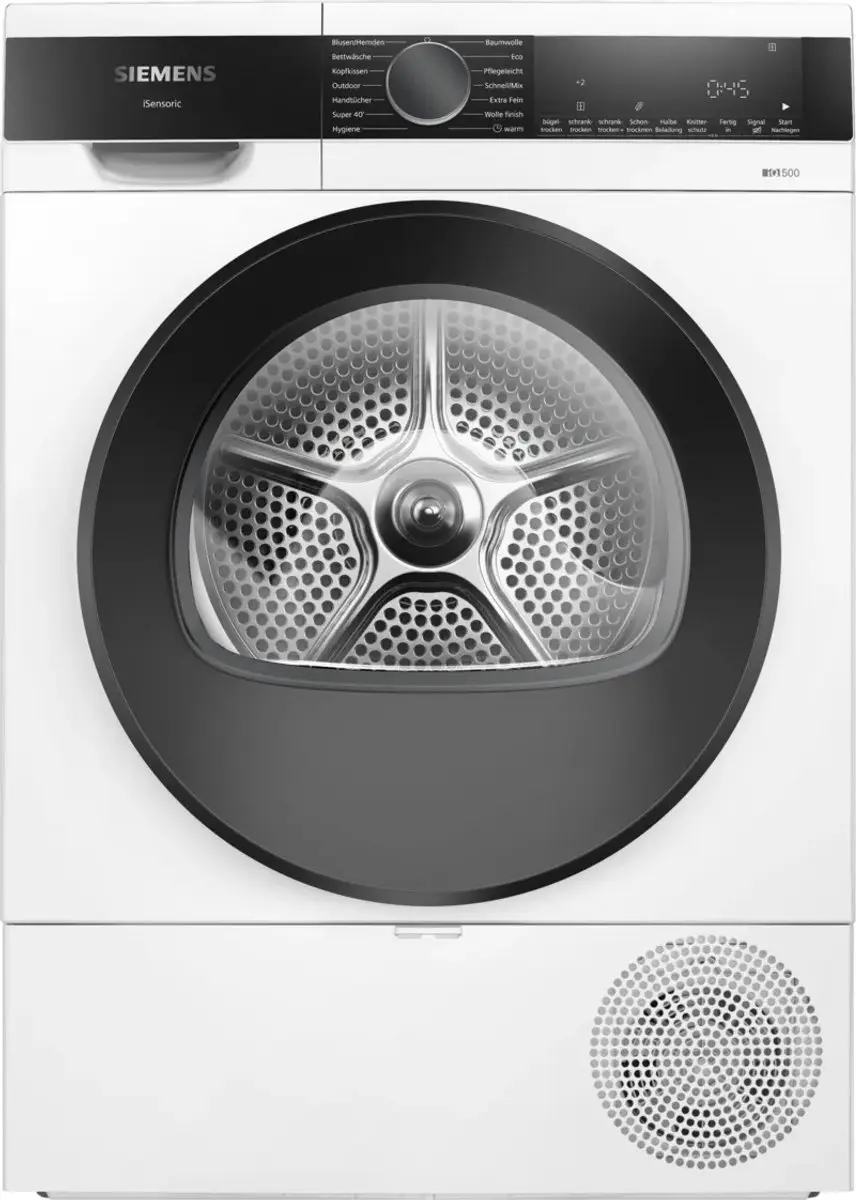 Siemens iQ500 WQ33G2D41 Vrijstaande Warmtepompdroger 9kg
