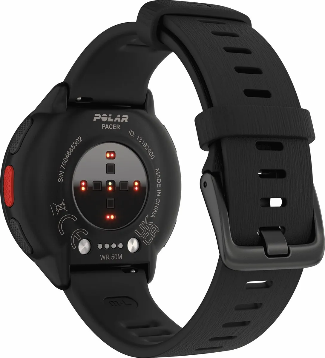 Polar Pacer 900102174 GPS Hardloophorloge - 45mm - Zwart - afbeelding 6 van 6