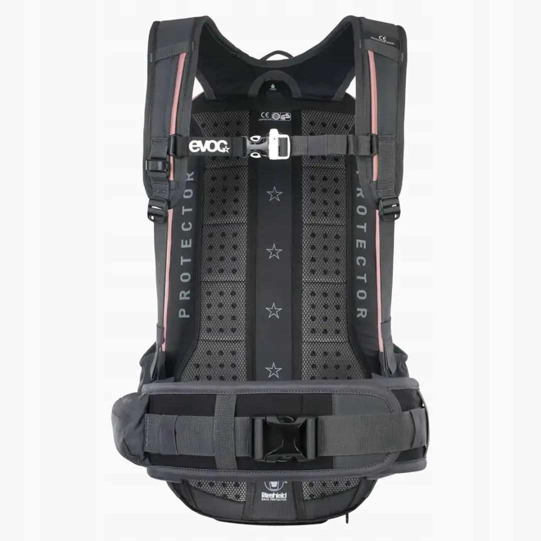 EVOC FR Enduro 16L Rugzak - Oudroze/Carbongrijs - afbeelding 6 van 6
