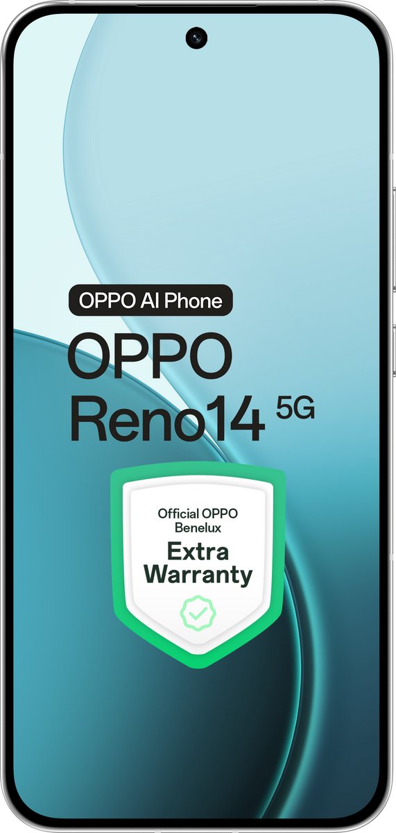 OPPO Reno14 5G 12+256GB Opal White - Extra Garantie