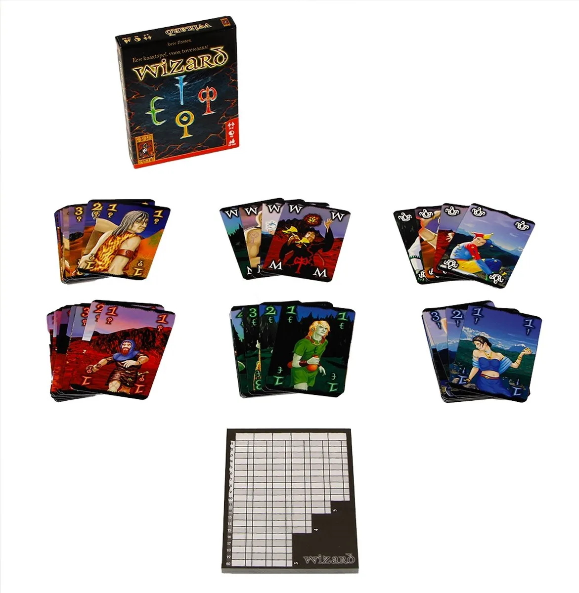 999 Games Wizard Kaartspel - 3-6 Spelers - afbeelding 6 van 6
