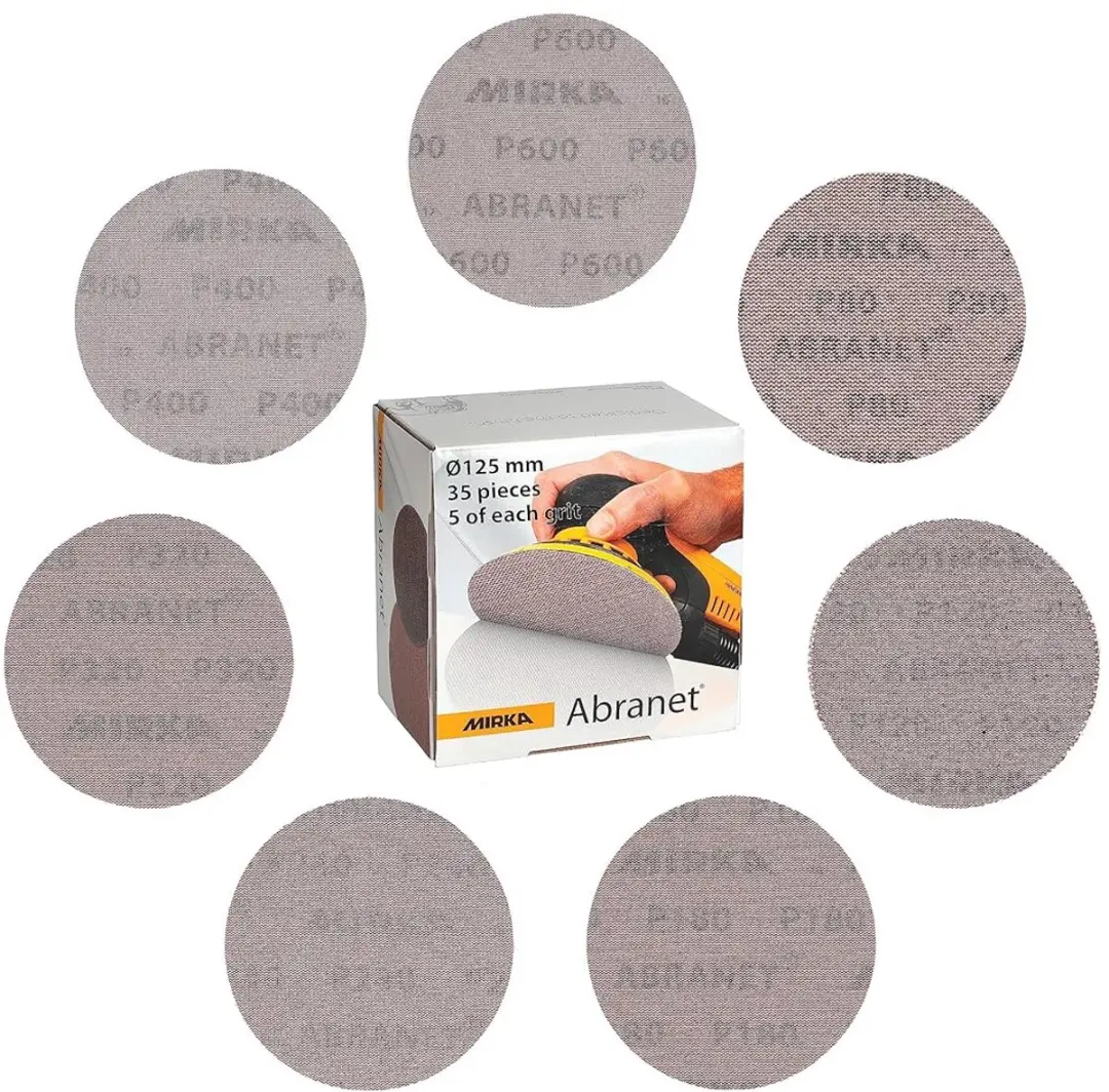 Mirka Abranet Net Schuurschijven Mix-Pack 35 Stuks
